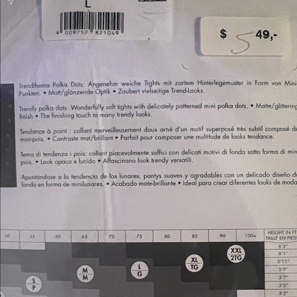 Wolford  Mira Tights - Sapphire Blue - Picture 9 of 9